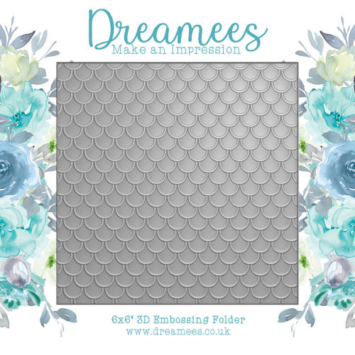 Make an Impression: 3D Scalloped 6x6 Embossing Folder